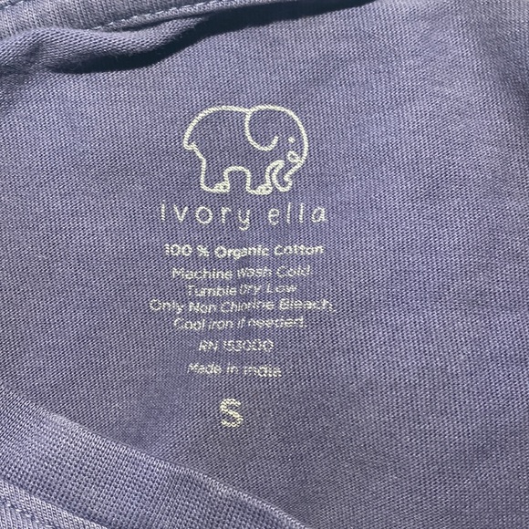 Ivory Ella Purple Tee - Picture 3 of 3